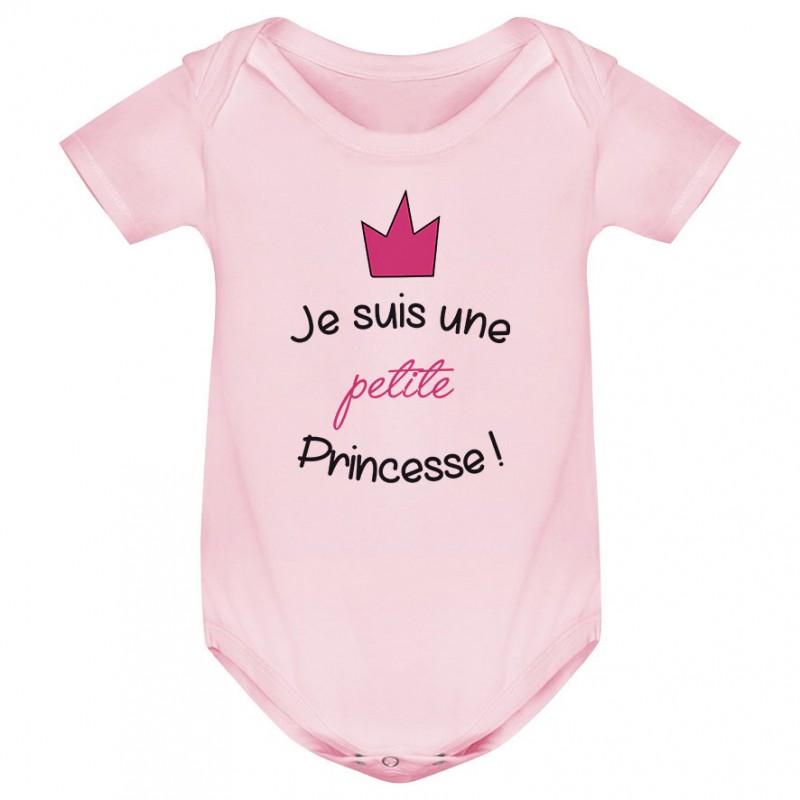 Body bébé Je suis une petite princesse Body bébé Je suis une petite princesse