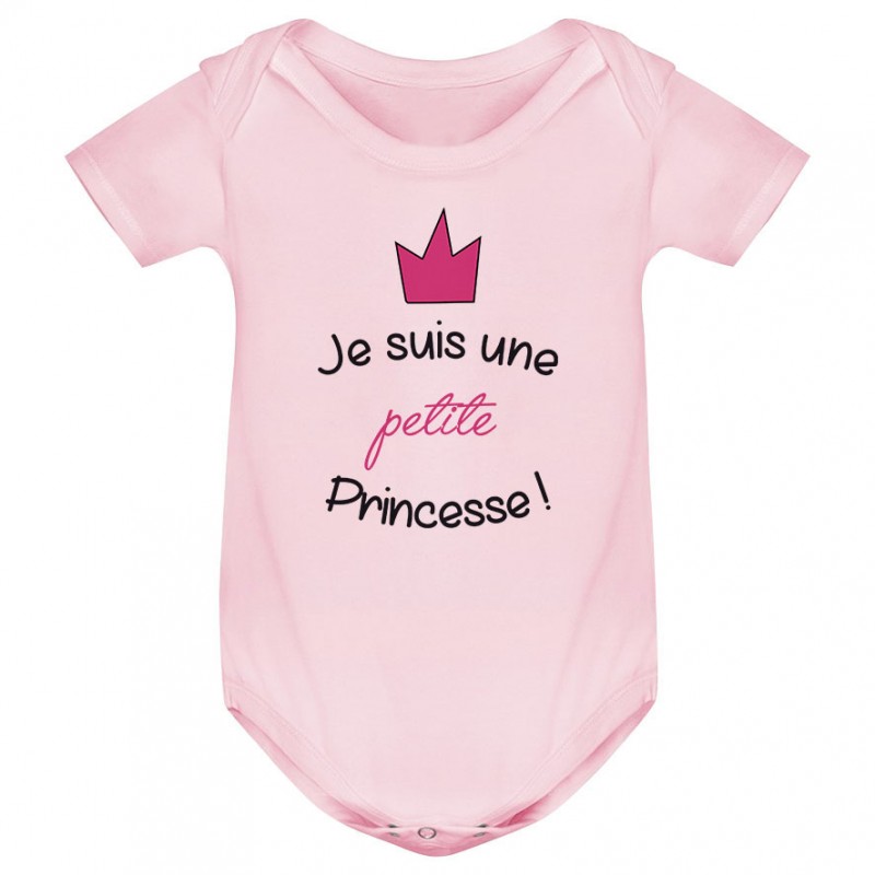 Body bébé Je suis une petite princesse