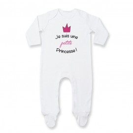 Pyjama bébé Je suis une petite princesse