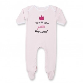 Pyjama bébé Je suis une petite princesse