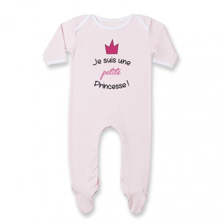 Pyjama bébé Je suis une petite princesse