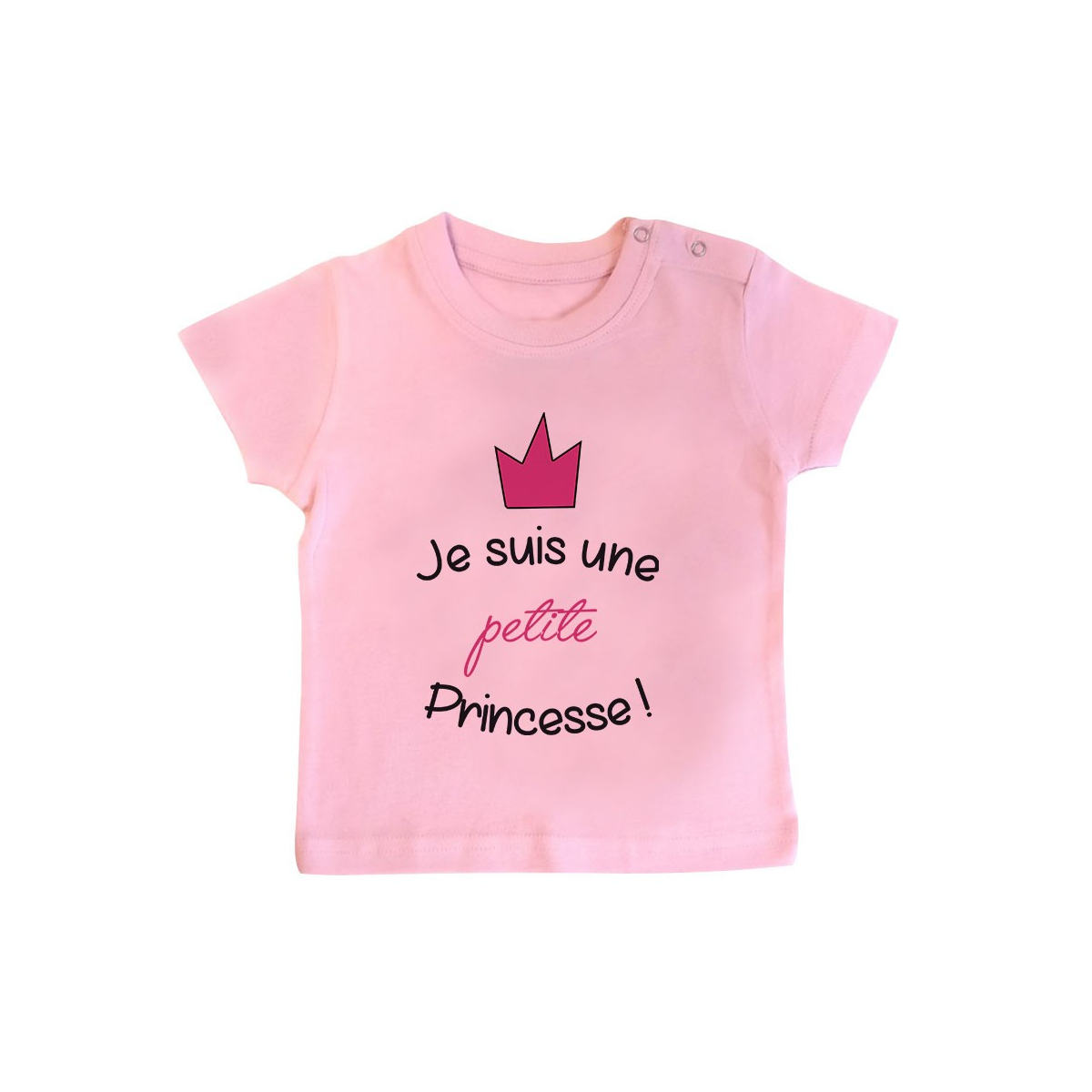T-Shirt bébé Je suis une petite princesse