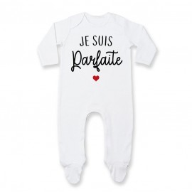 Pyjama bébé Je suis parfaite