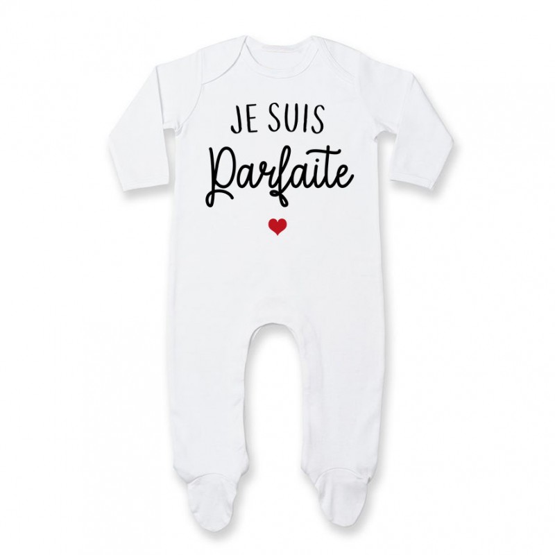 Pyjama bébé Je suis parfaite Pyjama bébé Je suis parfaite