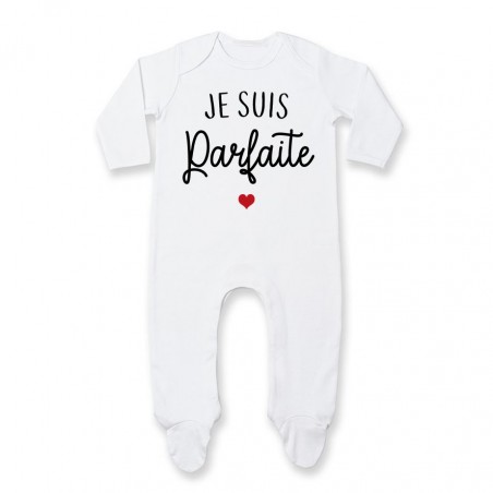 Pyjama bébé Je suis parfaite