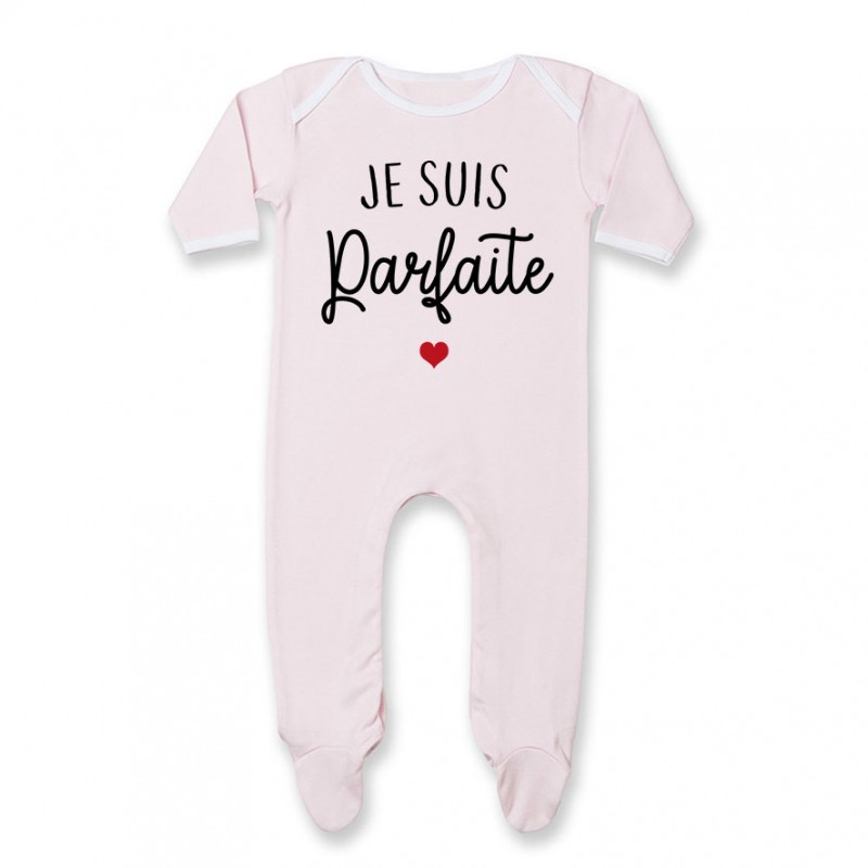 Pyjama bébé Je suis parfaite Pyjama bébé Je suis parfaite