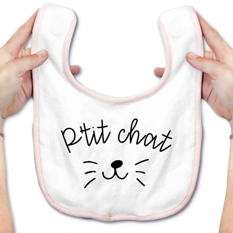 Bavoir bébé P'tit chat Bavoir bébé P'tit chat