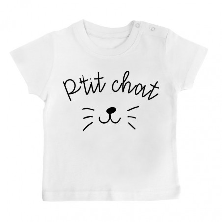 T-Shirt bébé P'tit chat