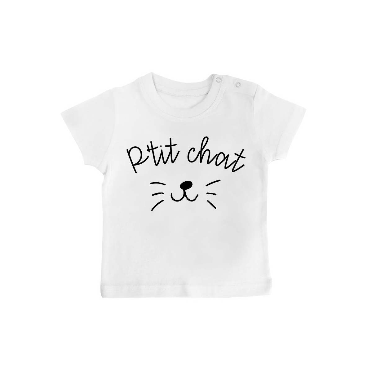 T-Shirt bébé P'tit chat