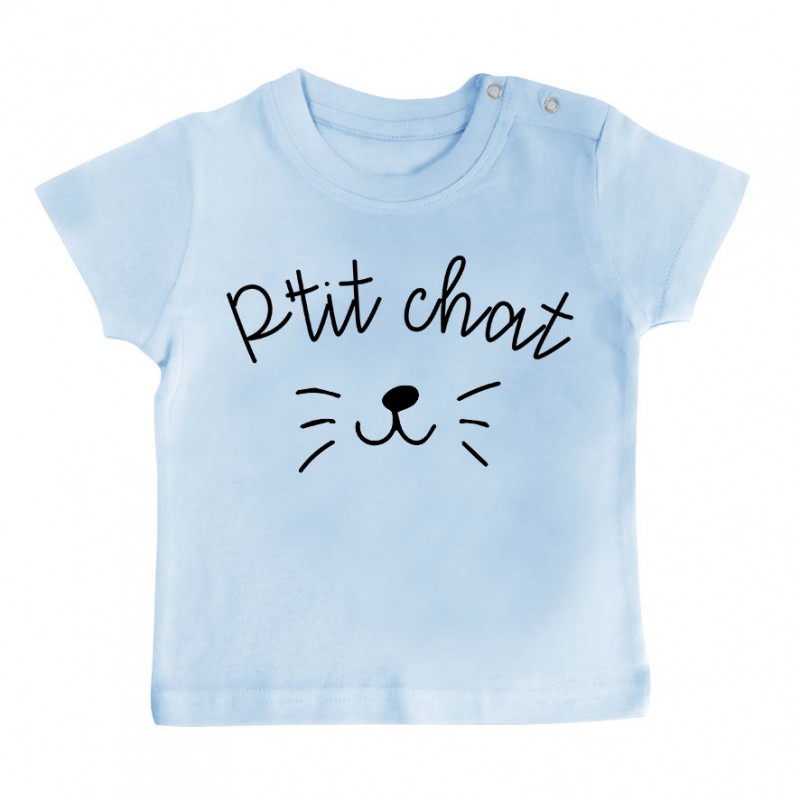 T-Shirt bébé P'tit chat