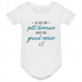 Body bébé Petit dormeur grand rêveur