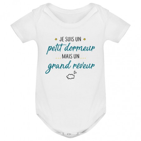 Body bébé Petit dormeur grand rêveur