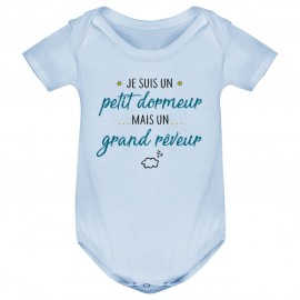 Body bébé Petit dormeur grand rêveur