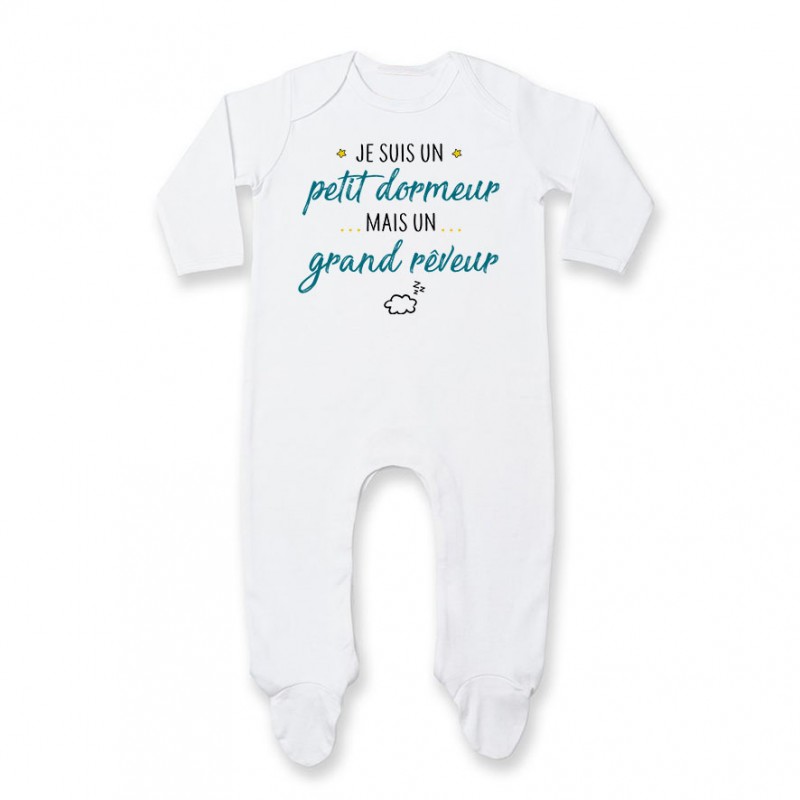 Pyjama bébé Petit dormeur grand rêveur Pyjama bébé Petit dormeur grand rêveur