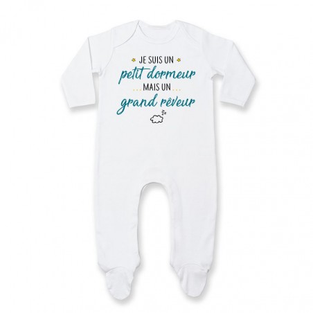 Pyjama bébé Petit dormeur grand rêveur