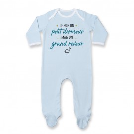 Pyjama bébé Petit dormeur grand rêveur