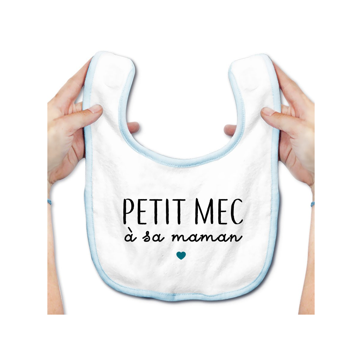 Bavoir bébé Petit mec à sa maman