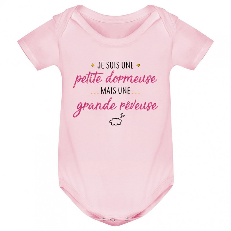 Body bébé Petite dormeuse grande rêveuse