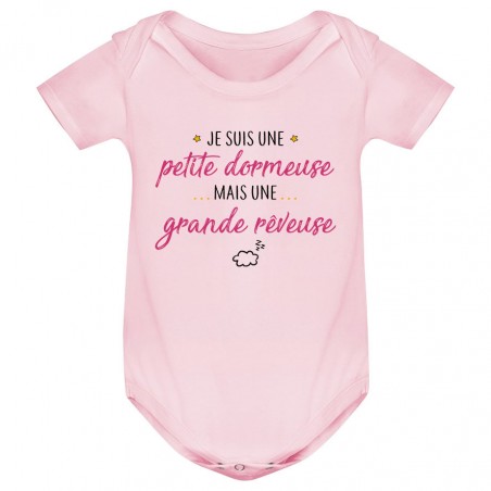 Body bébé Petite dormeuse grande rêveuse