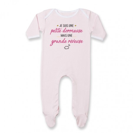 Pyjama bébé Petite dormeuse grande rêveuse