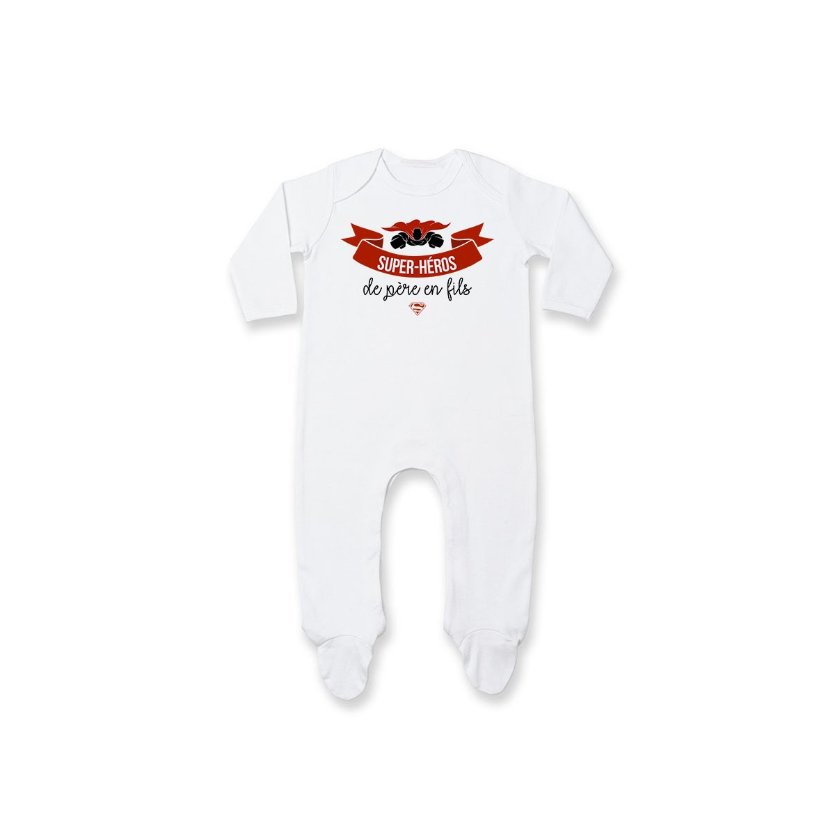 Pyjama bébé Super-héros de père en fils