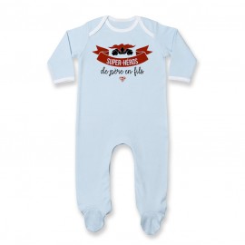 Pyjama bébé Super-héros de père en fils