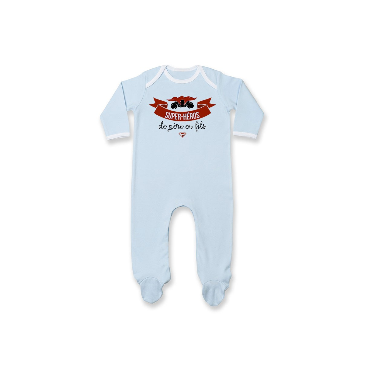 Pyjama bébé Super-héros de père en fils