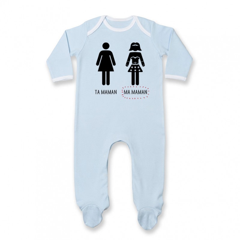 Pyjama bébé Ta maman, Ma maman Pyjama bébé Ta maman, Ma maman