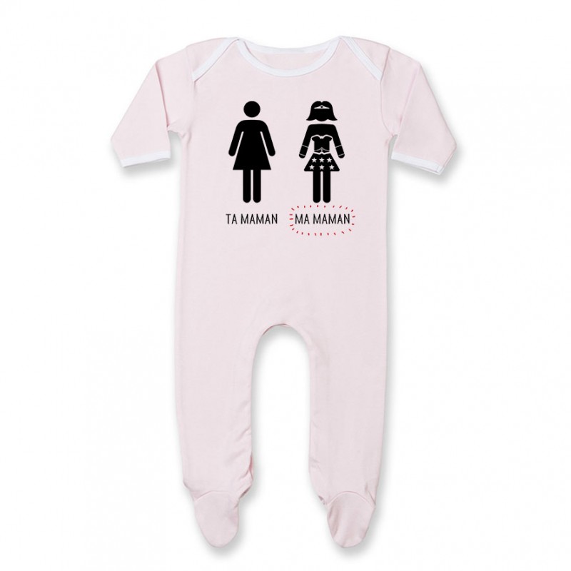 Pyjama bébé Ta maman, Ma maman Pyjama bébé Ta maman, Ma maman
