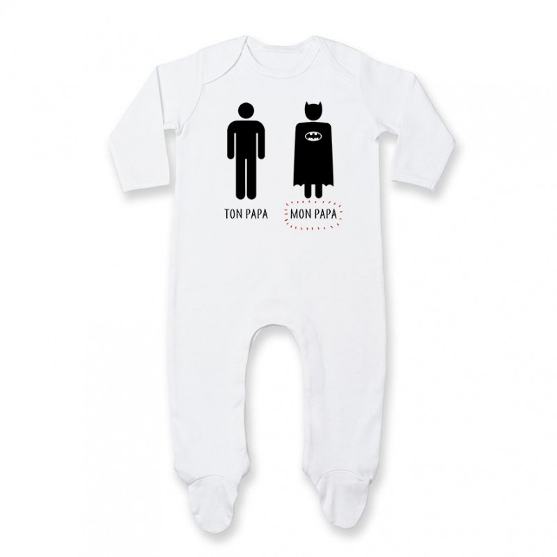 Pyjama bébé Ton papa, Mon papa Pyjama bébé Ton papa, Mon papa