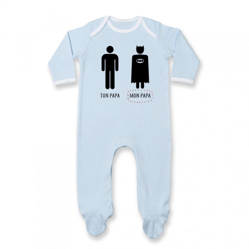 Pyjama bébé Ton papa, Mon papa Pyjama bébé Ton papa, Mon papa