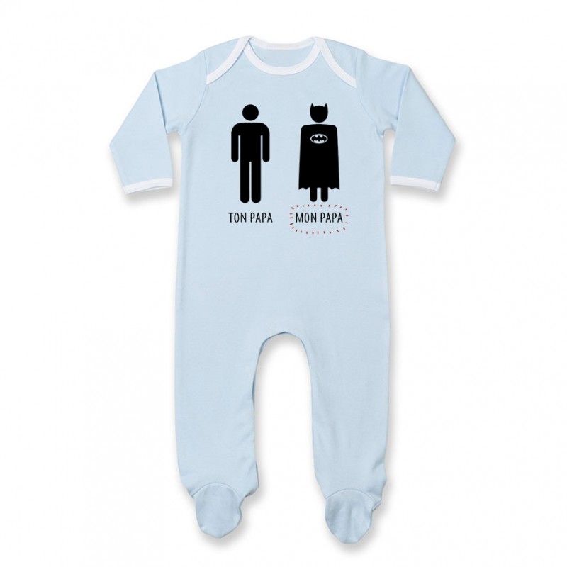 Pyjama bébé Ton papa, Mon papa