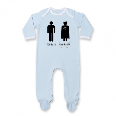 Pyjama bébé Ton papa, Mon papa