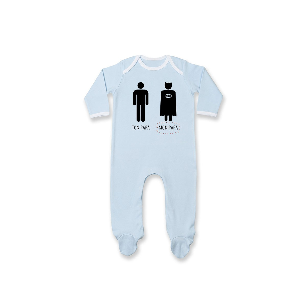 Pyjama bébé Ton papa, Mon papa