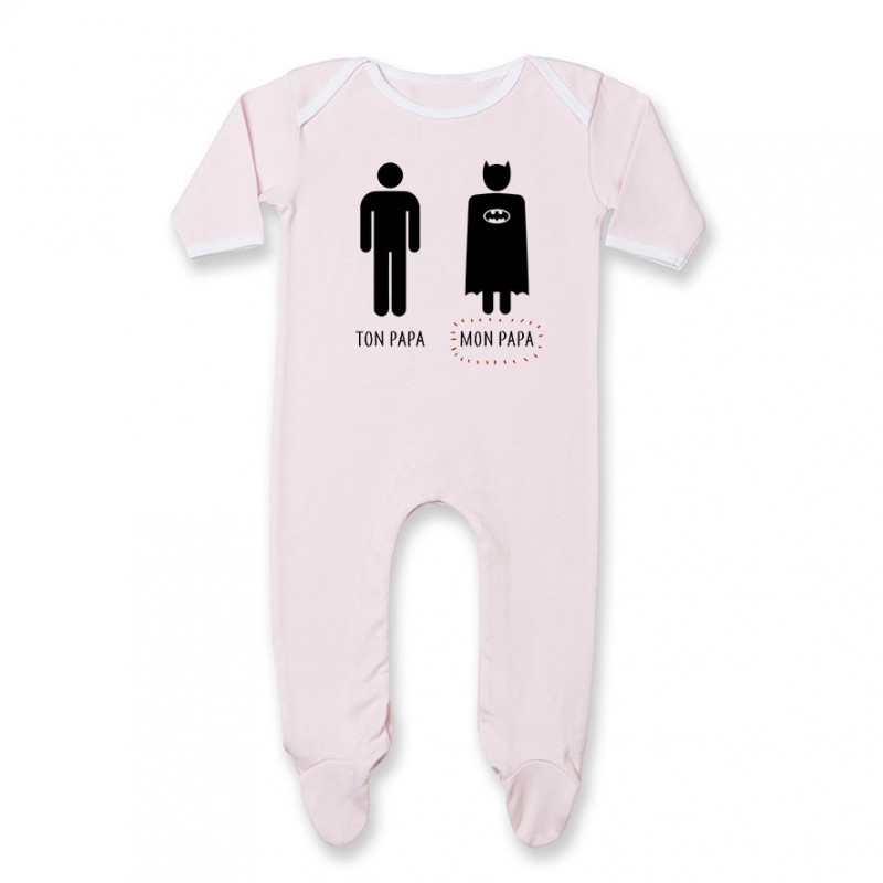 Pyjama bébé Ton papa, Mon papa Pyjama bébé Ton papa, Mon papa