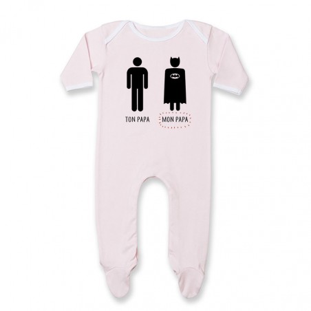 Pyjama bébé Ton papa, Mon papa