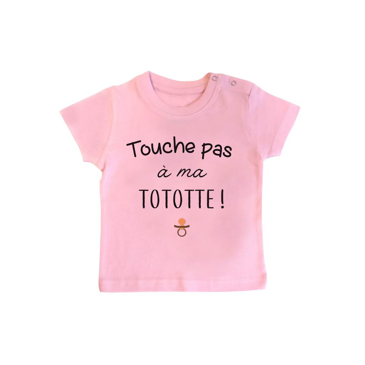 T-Shirt bébé Touche pas à ma tototte