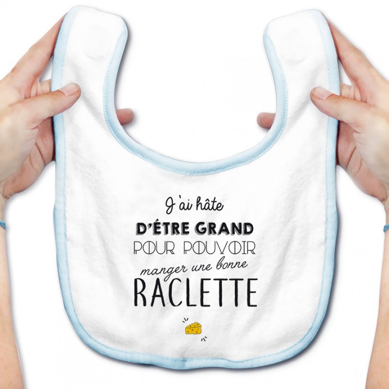 Bavoir bébé Une bonne raclette Bavoir bébé Une bonne raclette