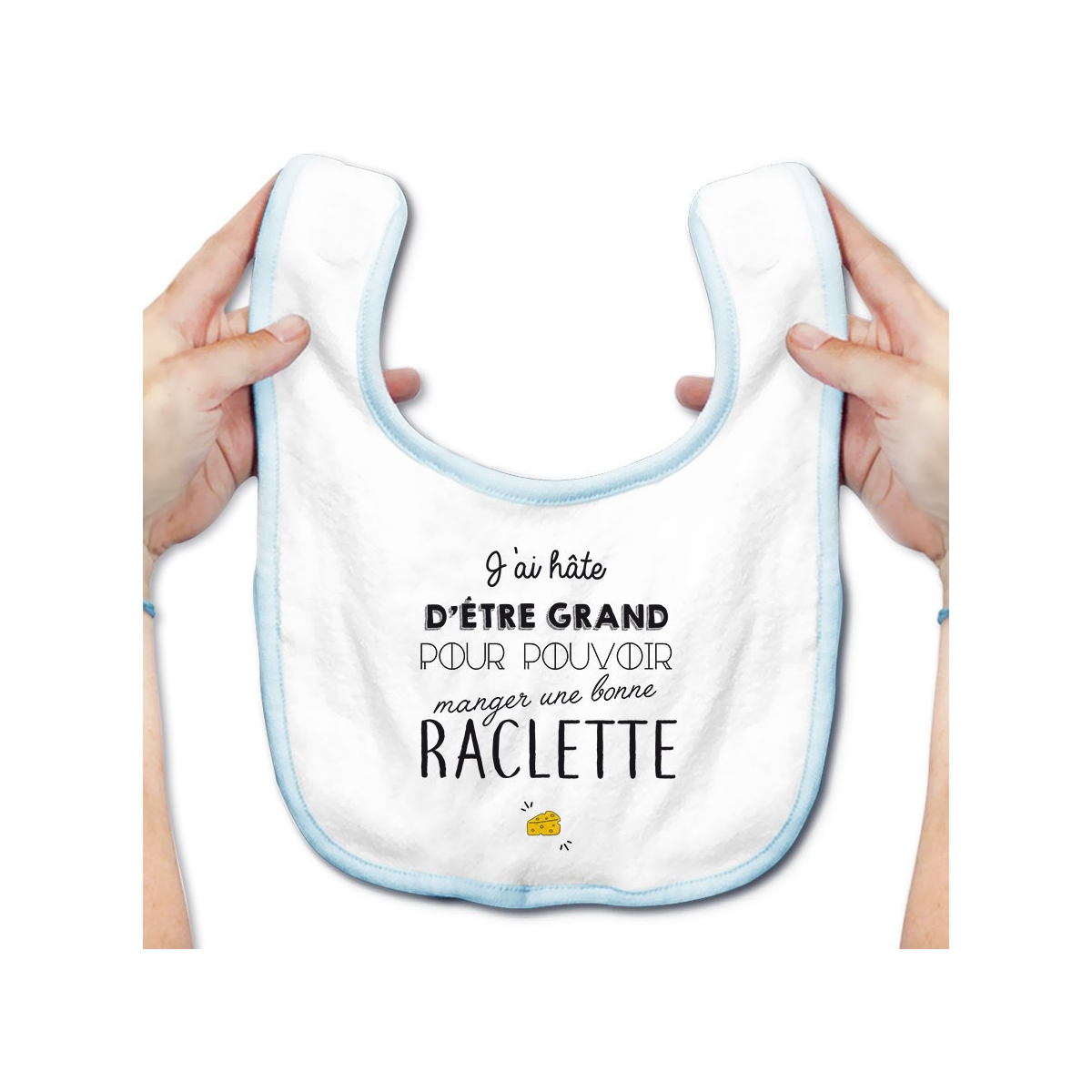 Bavoir bébé Une bonne raclette