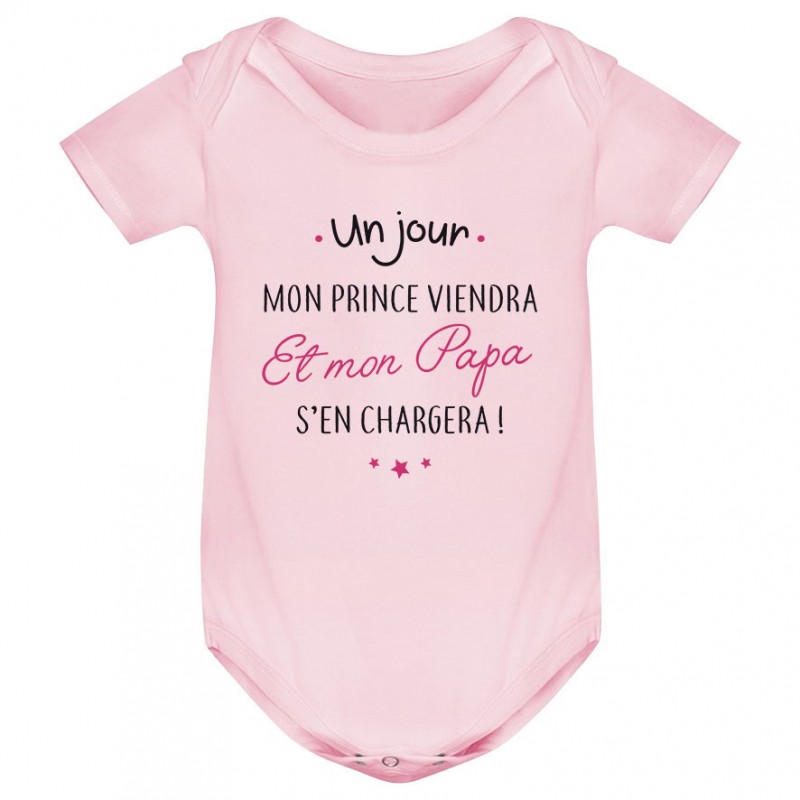 Body bébé Un jour mon prince viendra Body bébé Un jour mon prince viendra
