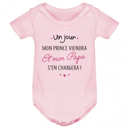 Body bébé Un jour mon prince viendra