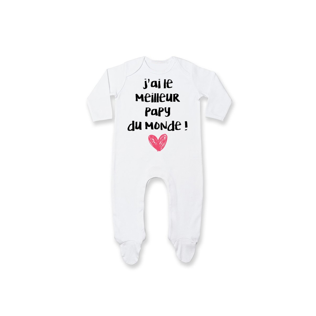 Pyjama bébé J'ai le meilleur Papy du monde