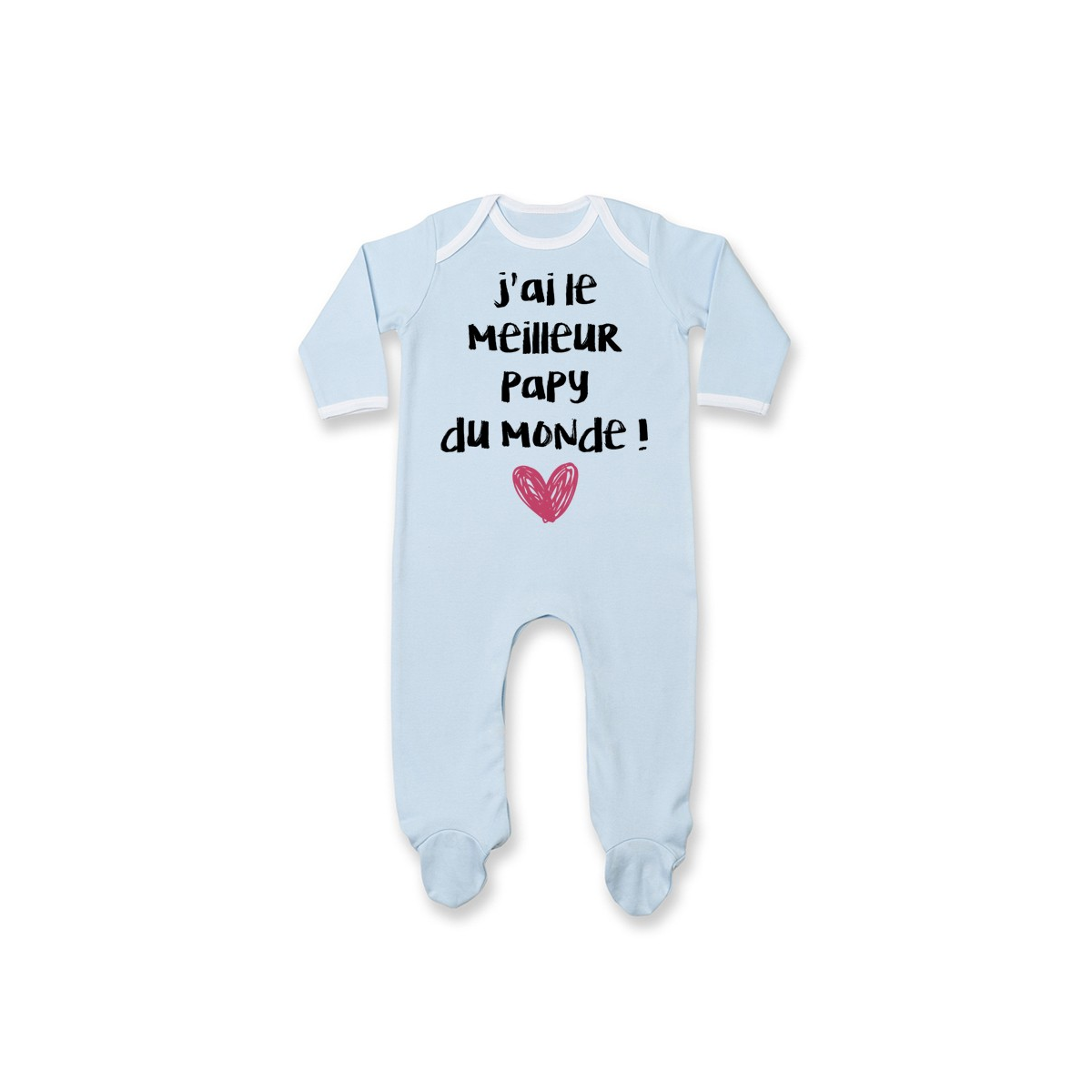 Pyjama bébé J'ai le meilleur Papy du monde