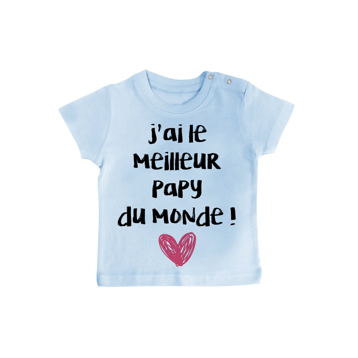 T-Shirt bébé J'ai le meilleur Papy du monde