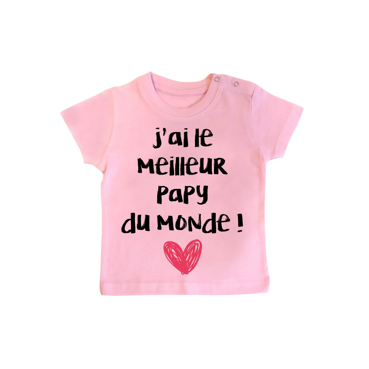 T-Shirt bébé J'ai le meilleur Papy du monde