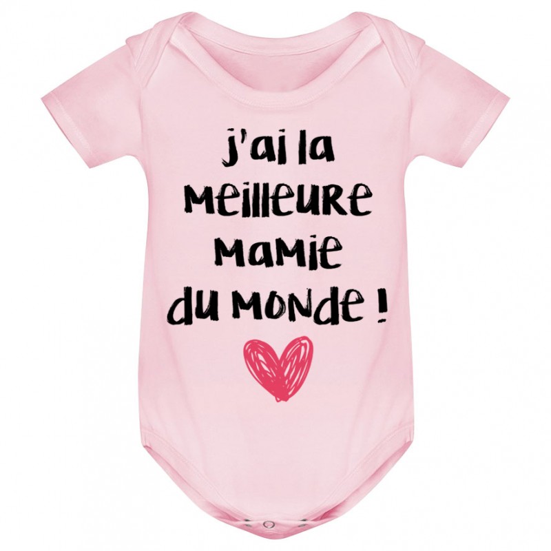 Body bébé J'ai la meilleure Mamie du monde