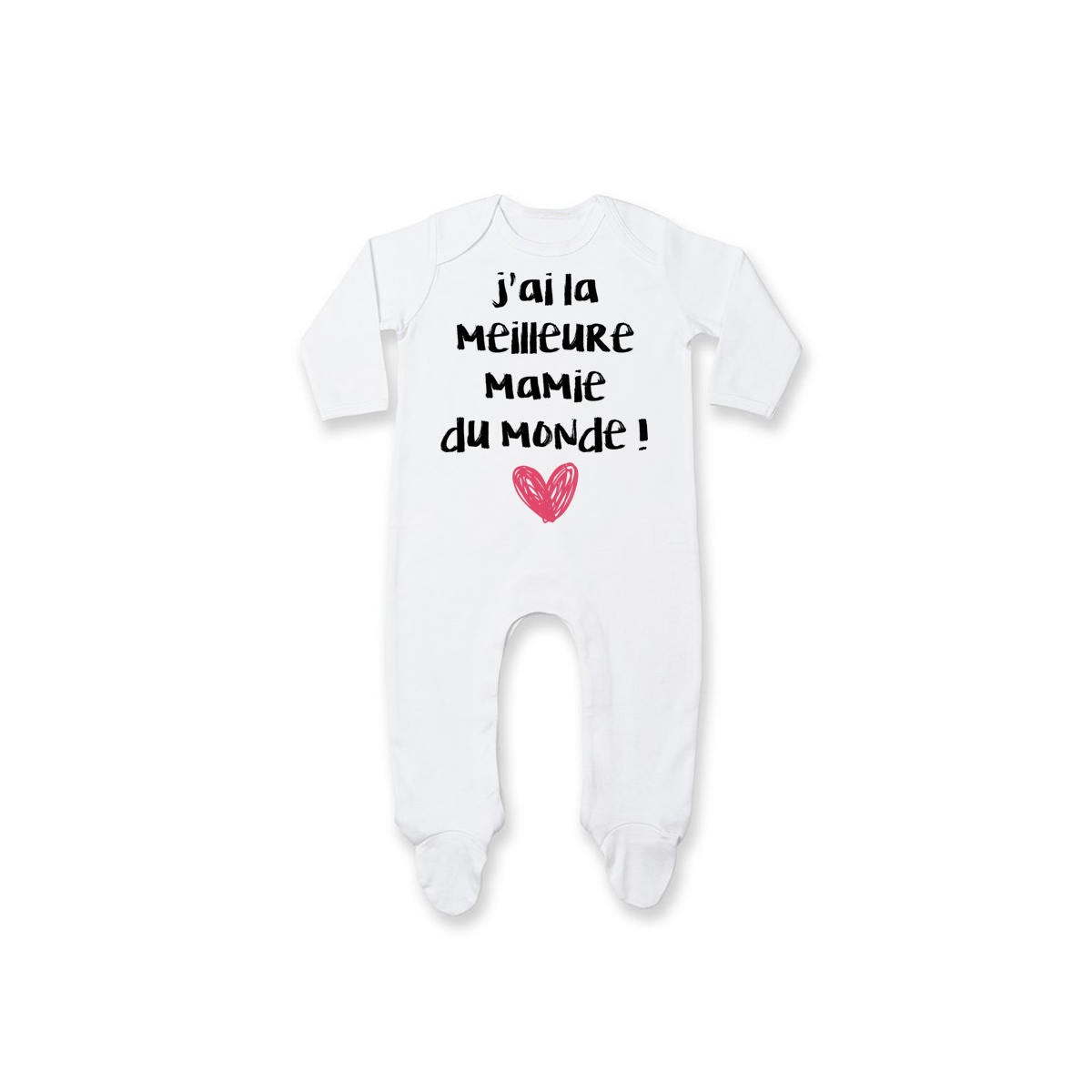 Pyjama bébé J'ai la meilleure Mamie du monde