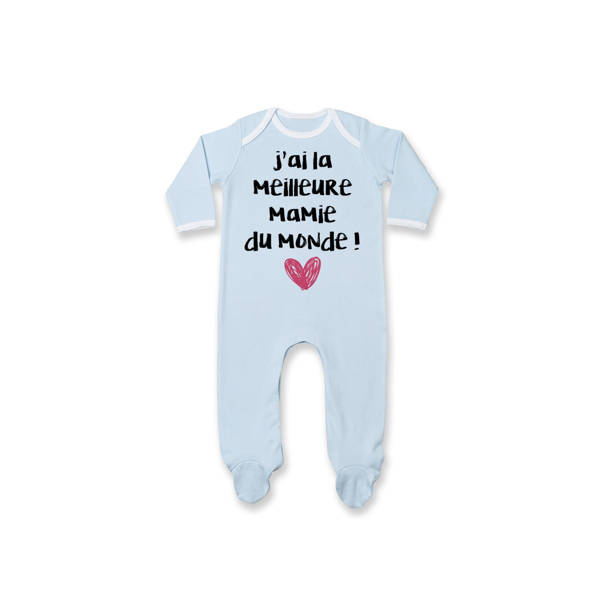 Pyjama bébé J'ai la meilleure Mamie du monde