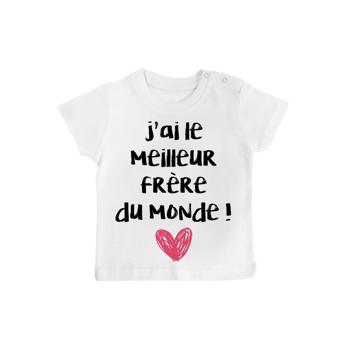 T-Shirt bébé J'ai le meilleur Frère du monde