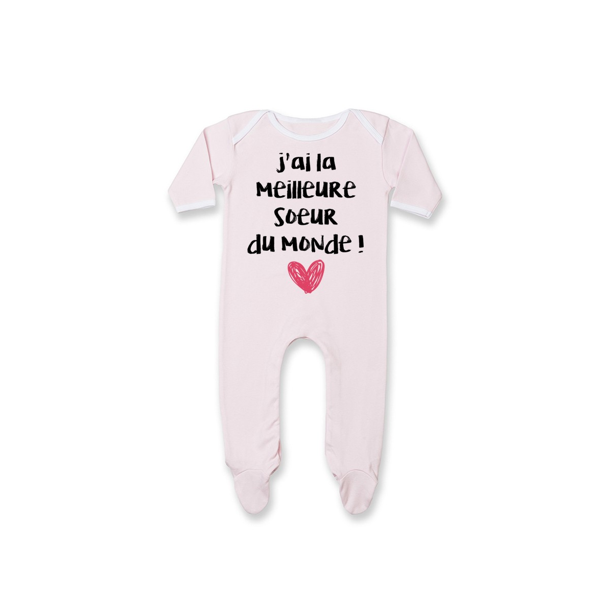 Pyjama bébé J'ai la meilleure Soeur du monde